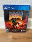 DOOM THE CLASSICS COLLECTION PS4, Playstation 4, LRG, USA ESRB, Brand New Sealed