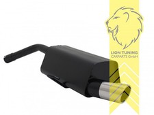 Sportauspuff Endschalldämpfer für Alfa Romeo 156 Limousine Sportwagon 1 x 90mm