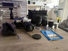 Praktica Tl5b Camera with 4 Lens Carry Case and Accessories