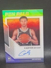 Carter Bryant 2025-26 Panini Donruss Pen Pals RC On Card Auto Spurs