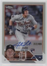 2023 Topps Chrome Rookie Auto Refractor 312/499 Josh Lester #RA-JL Auto 14mq