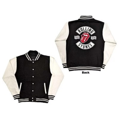 The Rolling Stones Tour  78 Embroidered Varsity Jacket Bomber Rock Concert Style