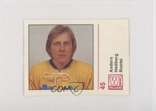 1971-72 Williams Jaakiekko Stickers Anders Hedberg #45 2em