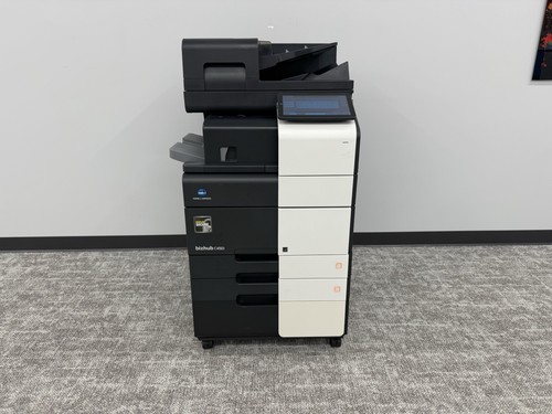 Konica Minolta Bizhub C450i Color Copier Printer Scanner Finisher/Only 59k Meter