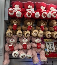 LARGE VALENTINES DAY I LOVE YOU HUGE TEDDY GIANT BEAR PLUSHIE (READ DESCRIPTION)