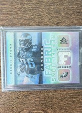 2005 Upper Deck Reflections - Future Fabric Reflections Reggie Brown #FFR-RE