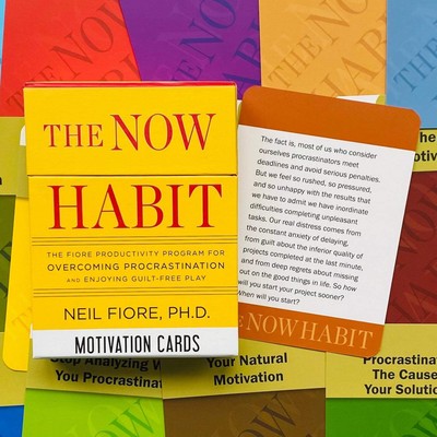 The Jetzt Gewohnheit Motivation Karten Overcoming Procrastination TARCHER Neil