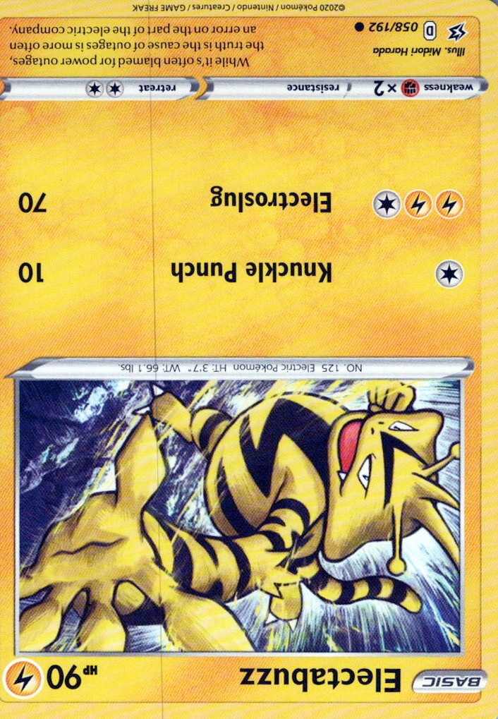 SWSH02: Rebel Clash #058/192 Electabuzz