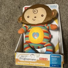 Fisher Price SnugaMonkey Plush Sleepytime Soothing Lights Music -Super Rare