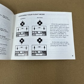 Top Gun: The Second Mission (Nintendo, 1990) NES solo manual
