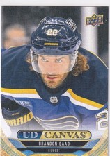 24/25 UD EXTENDED CANVAS BRANDON SAAD CARD SP #278