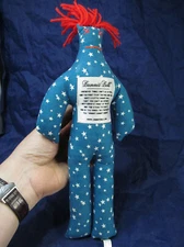 Dammit Doll Stress Relief  Plush Blue Stars Cloth Doll for Slamming Throwing