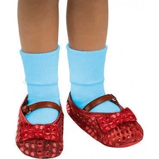 Girls Wizard of Oz Dorothy Sequin Shoe Covers