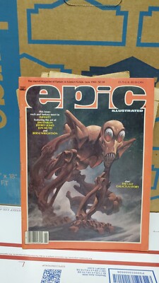Epic magazine; June 1985; #30; Pepe Moreno; Tim Conrad's ''Toadwart''