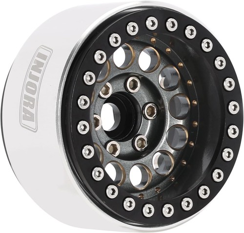 Heavyweight 153g Beadlock Wheel for 1/10 RC Crawler - Corrosion Resistant Grey - Picture 5 of 11