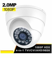 Dome Security Camera Hybrid HD 1080P 4 in 1 TVI/CVI/CVBS/AHD Waterproof new