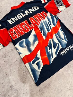 🩸RARE🩸Nutmeg Vintage England 1996 Euro UEFA Jersey | eBay