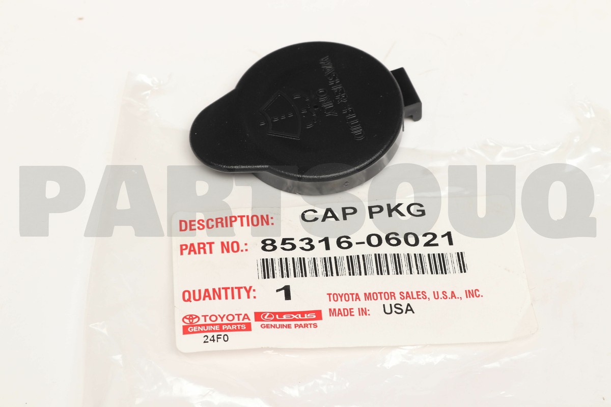 8531606021 Genuine Toyota CAP, WINDSHIELD WASHER JAR 85316