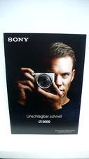 2017 SONY A6000 A 6000 FOTOCAMERA PROSPETTO CATALOGO FOTOCAMERA BROCHURE CATALOGO
