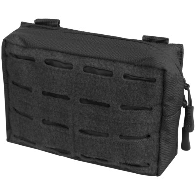Mil-Tec Laser Cut Belt Pouch Small MOLLE Tactical Airsoft Multipurpose Black