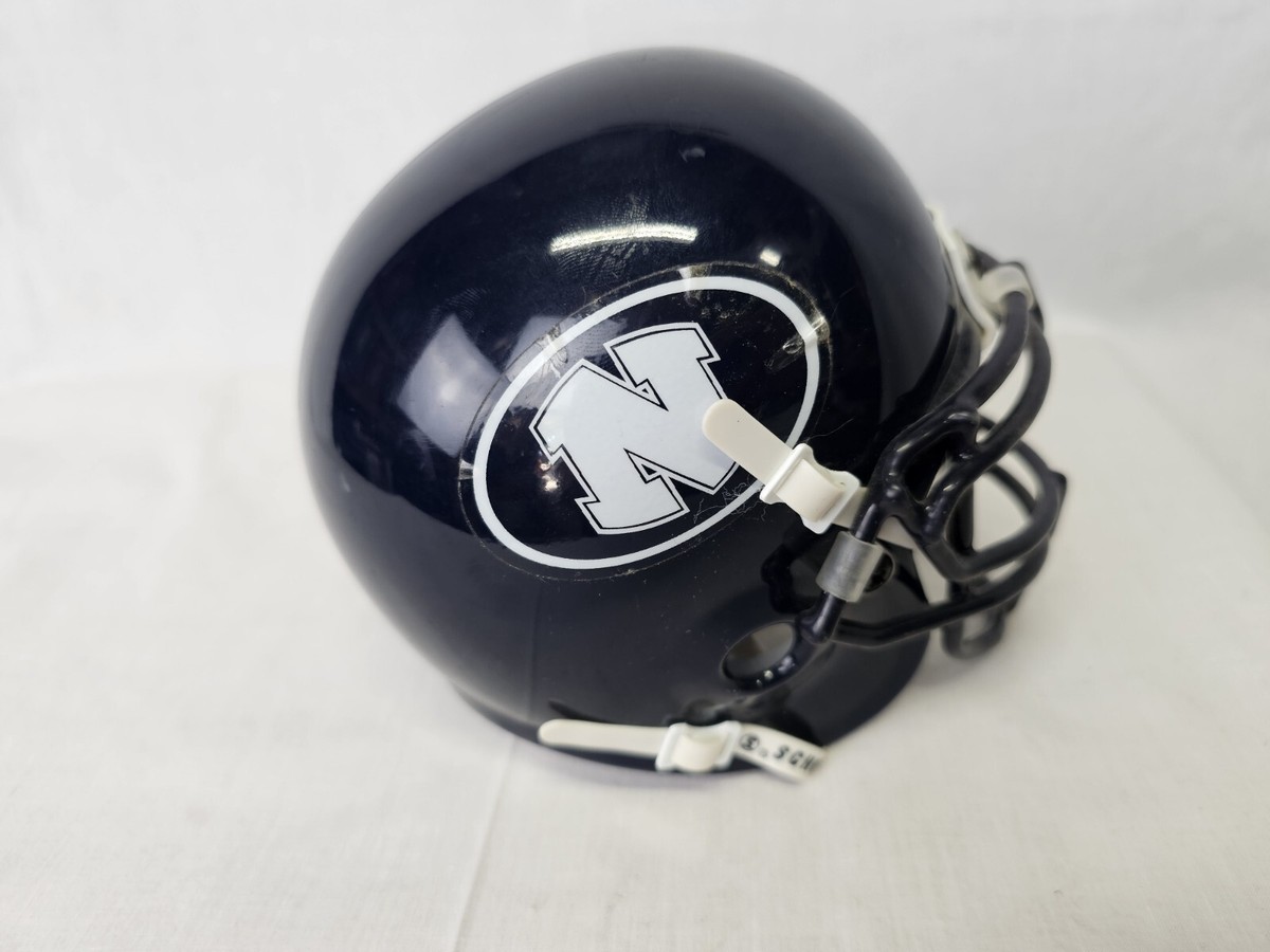 Schutt Mini Helmet Football Navy Blue N Logo White Nebraska | eBay