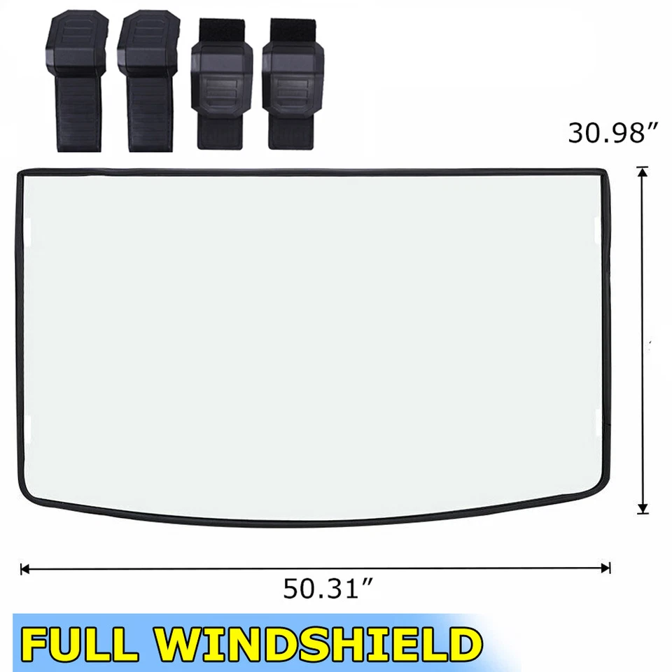 Parabrisas delantero completo de alta resistencia para Polaris Ranger 1000 XP/900 XP 2013-2025 Foto 2 de 4