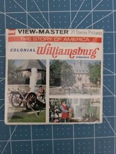 Colonial Williamsburg Virginia View-Master Pack A 813, SEALED PACK NEW