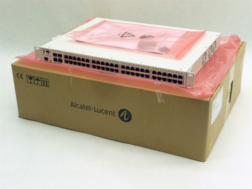 NEW ALCATEL-LUCENT OMNISWITCH OS 6400-48 48-PORT 4*SFP GIGABIT SWITCH 902625-90 - 第 1/8 張圖片