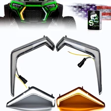 2019+ Polaris RZR LED Fang Lights White/Amber