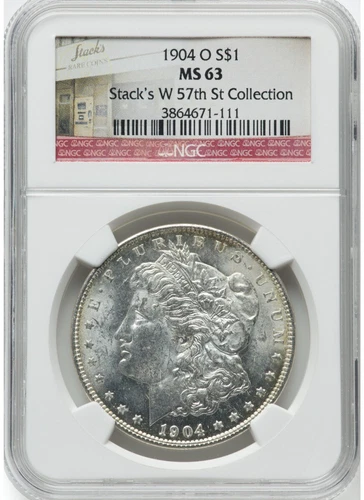 1904-O Morgan Dollar S$1 NGC MS63