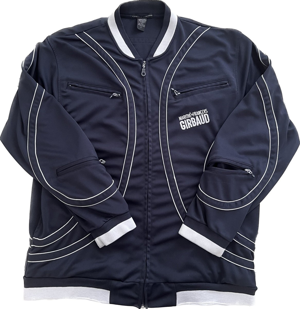 Marithe Francois Girbaud track jacket size large | eBay