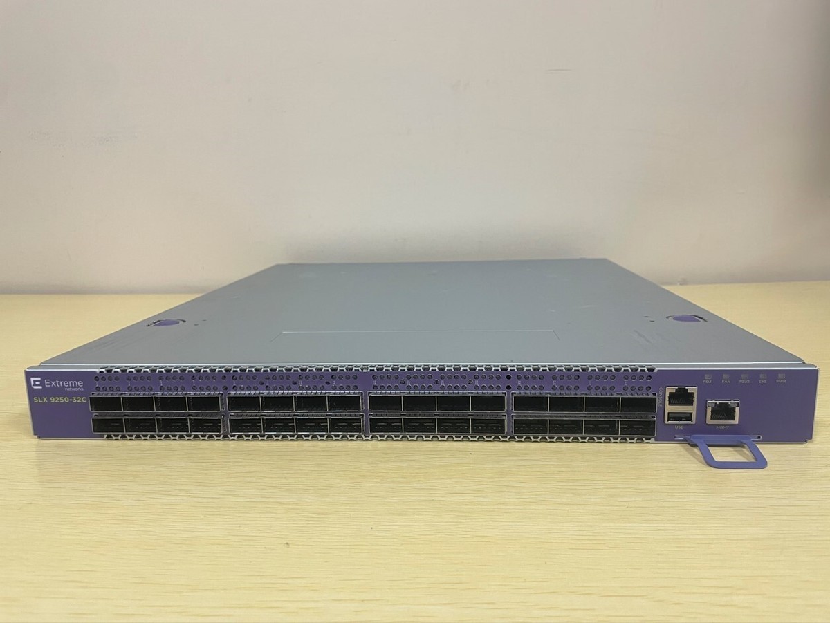 Extreme Networks SLX 9250-32C 32-Port Ethernet Networking Switch w