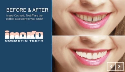 NEW Imako Cosmetic Teeth Instant Smile Veneer Dental False Hollywood Strictly