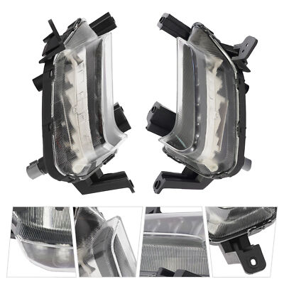 LH+RH For 2017-2018 Hyundai Elantra LED Fog Lights Front Bumper Fog Lamps Pair