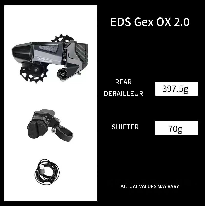 パーツ wheeltop eds ox gloval Wheeltop EDS OX 2.0 2024 MTB Wireless Electronic Shifter