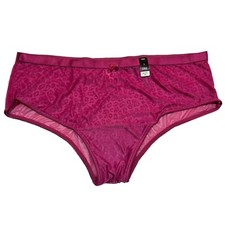 NWT TORRID Cheeky Pantie Underwear Sz 1X Pink Mesh