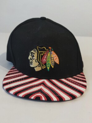 Chicago Blackhawks Cap Basecap Mütze New Era Small - Medium Kappe NHL