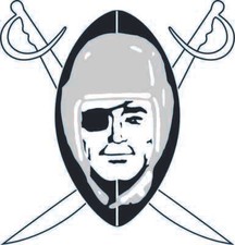 LAS VEGAS/OAKLAND RAIDERS Vinyl Decal / Sticker 5 Sizes