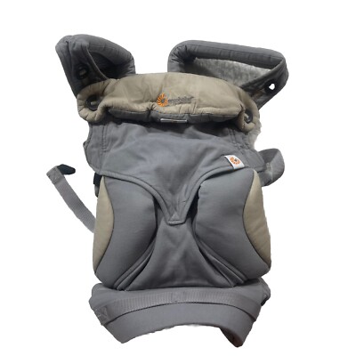 Ergobaby Four Position 360 Ergo Baby Carrier Grey Gray Sling J55Y