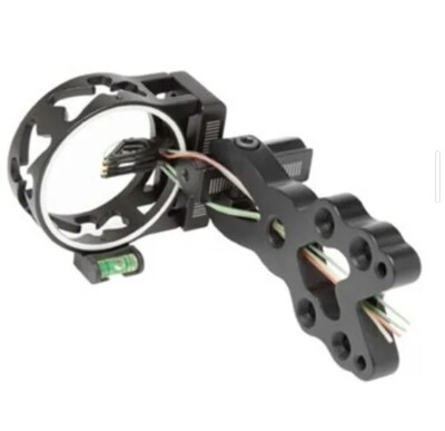 30-06 Aluma Fiber Optic Bow Sight 4 Pin .019 Light Hunting Target Archery NEW