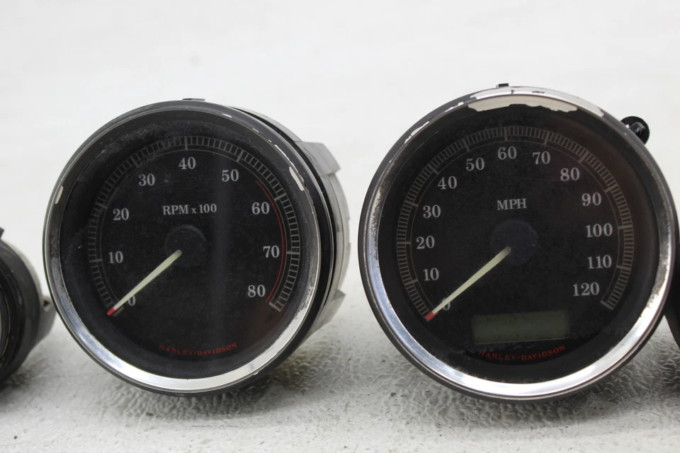 08-13 Harley Davidson Electra Road Street Glide Gauge Speedometer Set - Image 3 of 4