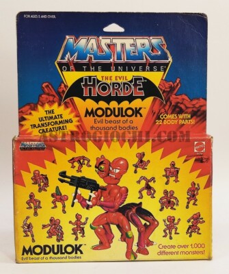 MASTERS OF THE UNIVERSE MODULOK VINTAGE 1985 MALASYA MOTU MATTEL THE EVIL HORDE