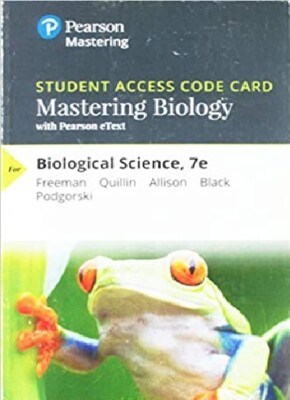 Mastering Biology with Pearson Standalone Access Card  Biological Science 7th 