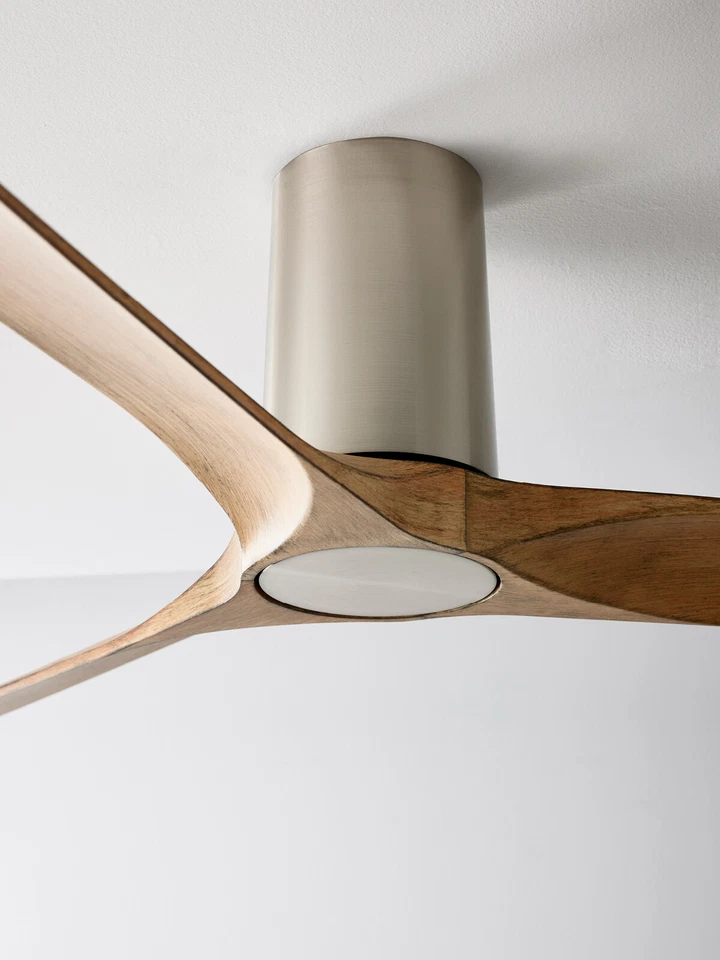 Ventilatore da soffitto a risparmio energetico con telecomando Londo cromato ... - Immagine 4 di 4