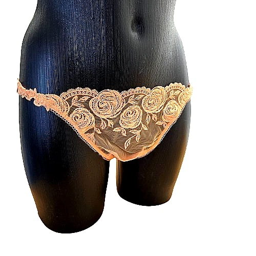 La Perla Exklusiver String Tanga Orange Gr. 38 Spitze, Tüll   Luxus Neu - Bild 3 von 4