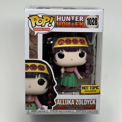 Funko Pop ALLUKA ZOLDYCK Hot Topic Exclusive Hunter x Hunter 1028 HIGH GRADE