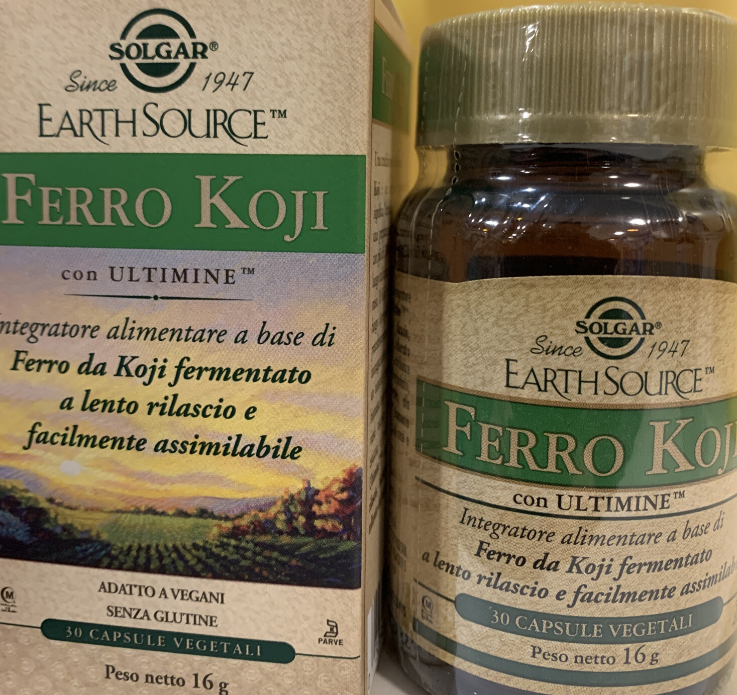 SOLGAR FERRO KOJI 30 CAPSULE VEGETALI
