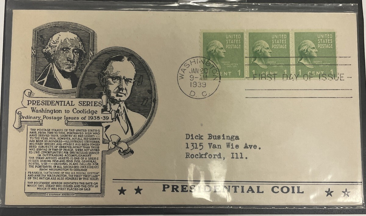 SC# 839 FDC / Nice Anderson Cachet / Line Strip of 3 | eBay