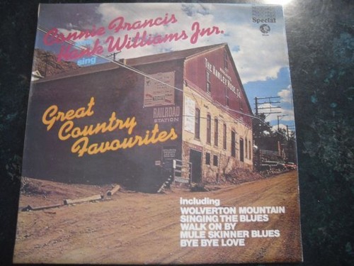 Connie Francis and Hank Williams Jnr NZ Album Great Country Favourites MGM