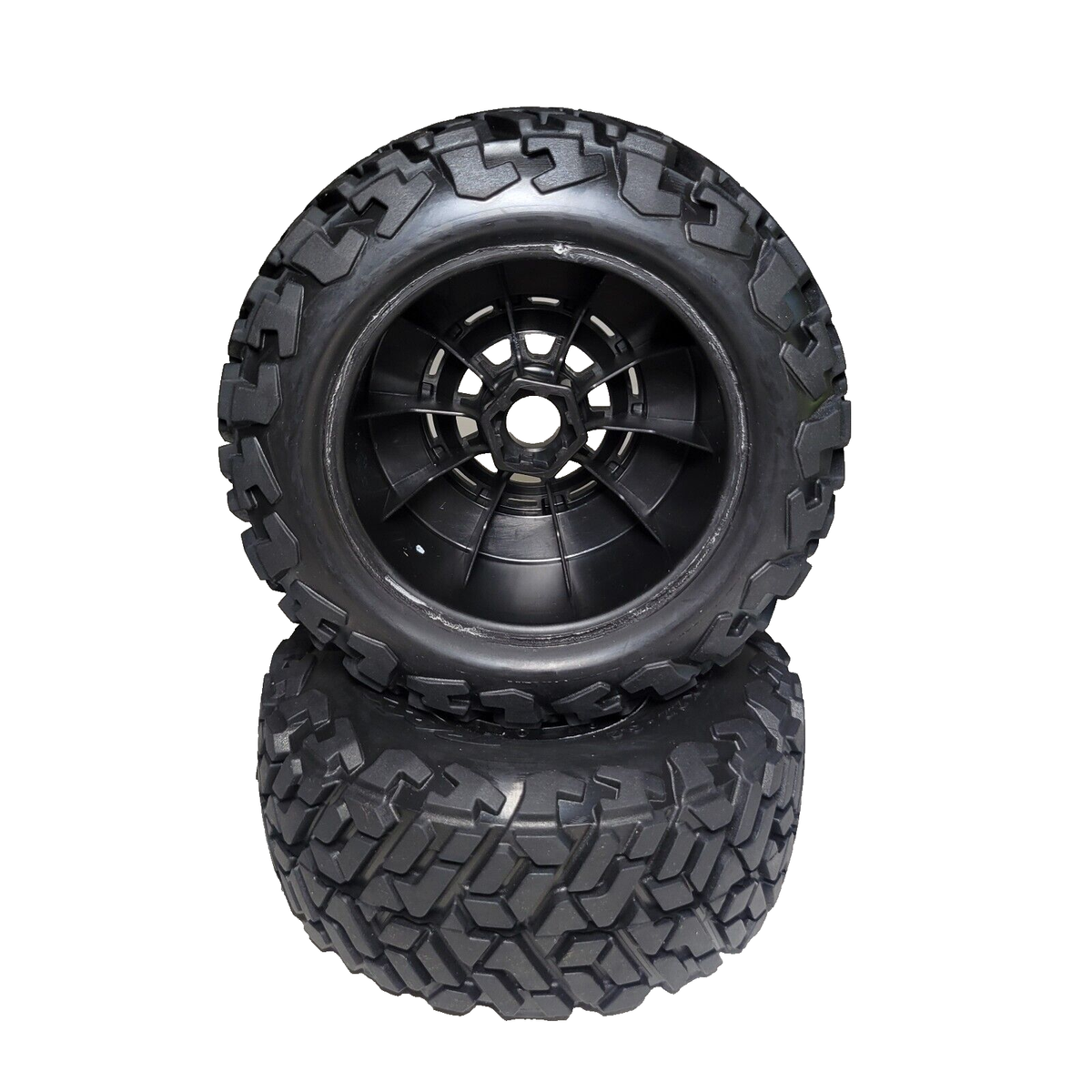 Fits Traxxas Maxx Slash Belted Tires w/ Black 17mm Wheels Short
